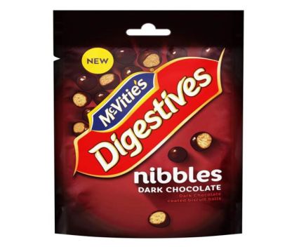 Шоколадови дражета McVitie's dark chocolate Nibbles 120гр.