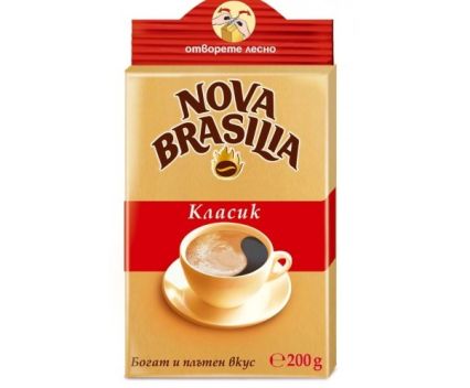 Мляно Кафе Nova Brasilia Класик 200 г