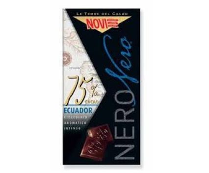 Черен шоколад Novi Nero Ecuador 75% какао 75гр