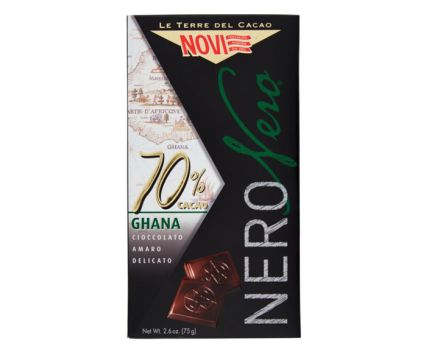 Черен шоколад Novi Nero Ghana 70% какао 75гр