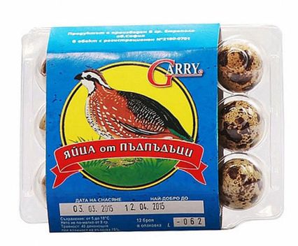 Яйца от пъдпъдък 12 бр