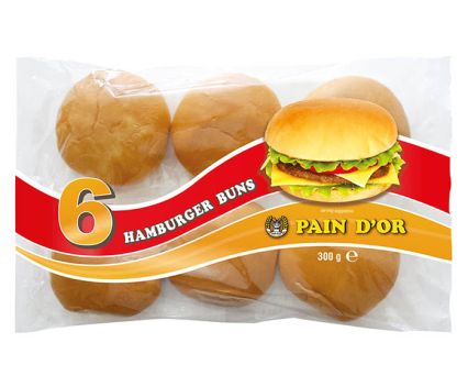 Питки за Хамбургер Pain D'or Малки 6 бр 300 г