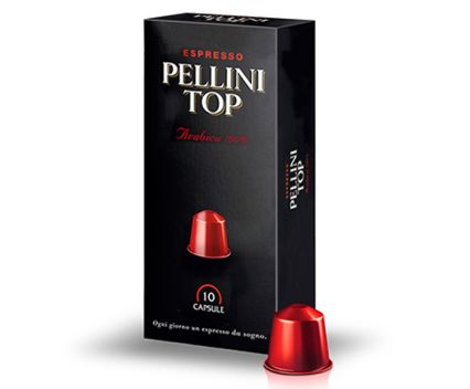 Кафе Капсули Pellini Top Съвместими с Nespresso 10 бр x 5 г