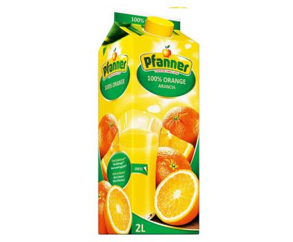 Сок Pfanner Портокал 100% 2 л