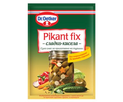Сладко-кисела добавка за консервиране Pikant Fix Dr Oetker 100 г