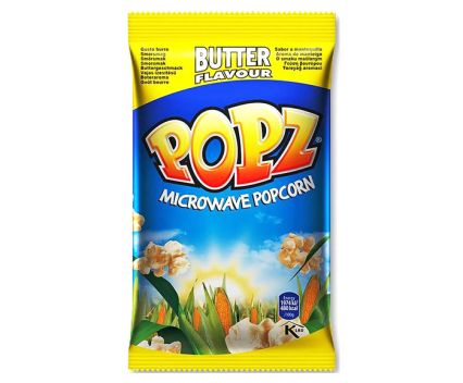 Пуканки за Микровълнова с Масло Popz 90 г