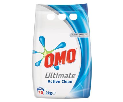 Прах за пране за бяло пране Omo Ultimate 2кг