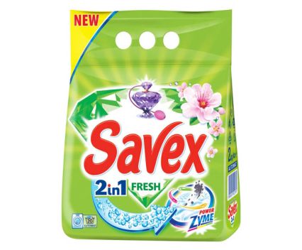 Прах за пране Savex 2in1 Fresh  20 пр. 2 кг