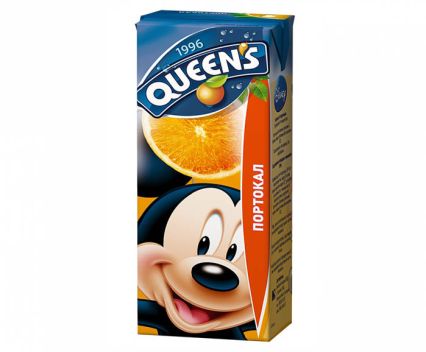 Сок Queen's Портокал 200 мл