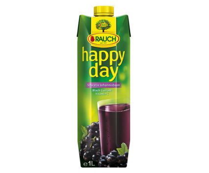 Сок Касис 25% Rauch Happy Day 1 л