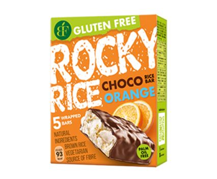 Оризово блокче Rocky Rice шоколад и портокал 5бр х 18 г