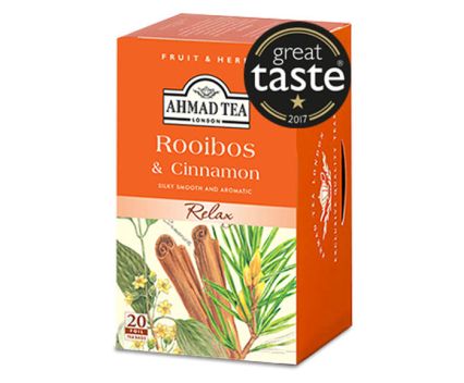 Чай Ahmad Tea Rooibos & Cinnamon 20 бр