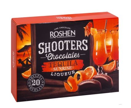 Шоколадови бонбони Roshen Shooters Tequila Sunrise 150 г