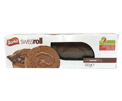Руло Doma Swiss Roll Какао Глазура 300 г