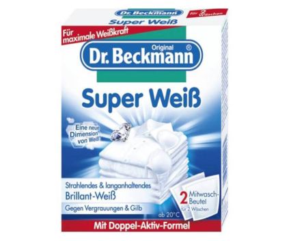 Сашета за супер бяло пране Dr. Beckmann 2x40 г