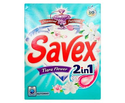 Прах за пране Savex 2in1 White 3 пр. 300 г 