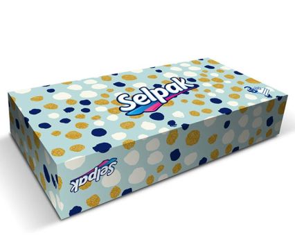 Козметични кърпички Selpak Maxi 3 пл. 100 бр.