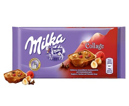 Шоколад Milka Collage плодове 93 г 