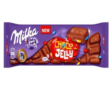 Шоколад Milka с желирани бонбони Choco Jelly 250 г