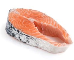 Охладен котлет от сьомга 1бр 300гр