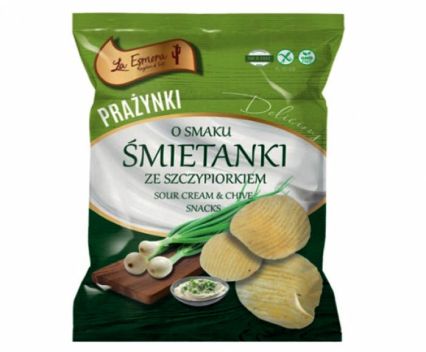 Снакс със заквасена сметана и лук La Esmera GMO & Gluten Free 120гр