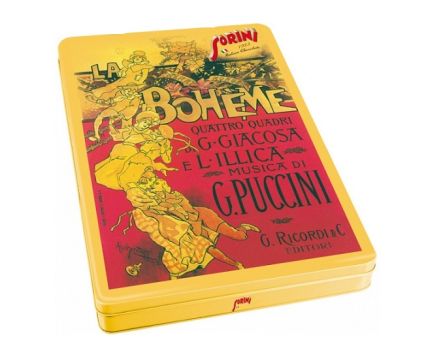 Шоколадови бонбони Sorini Boheme линеа опера 198 г метална кутия
