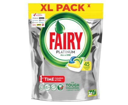 Таблетки за съдомиялна Fairy Platinum 45 бр