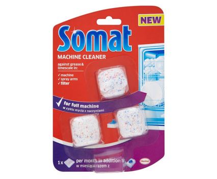 Таблетки за почистване на съдомиялна Somat 3 бр x 20 г