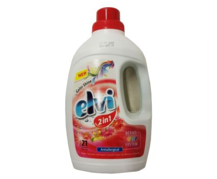 Течен перилен препарат Elvi Color Shine 2в1 1.5л  цветно