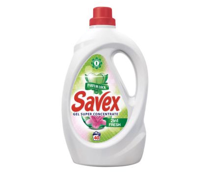 Течен перилен препарат Savex 2in1 Parfum Lock Fresh 40 пр. 2.2 л