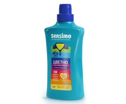Гел за цветно пране Sensimo Color за чувствителна кожа 36 пр. 900 мл