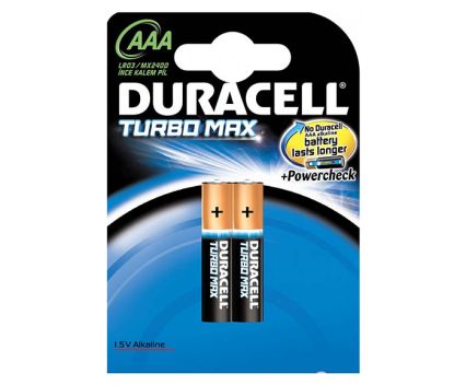 Батерии Duracell Turbo Max AAA 2 бр