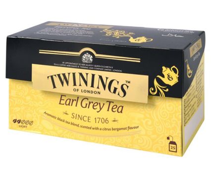 Черен чай Ърл Грей Twinings 25 бр х 2 г