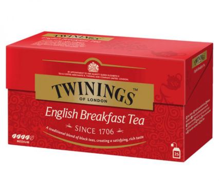 Черен Чай Английска Закуска Twinings English Breakfast 25 бр х 2 г