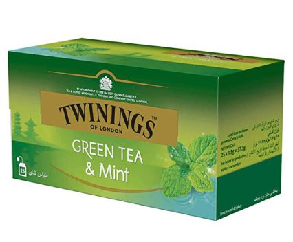 Чай Twinings Зелен Чай и Мента 25 бр х 1.5 г