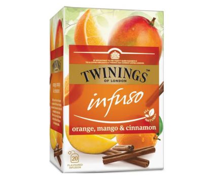 Чай Twinings Infuso Портокал, Манго и Канела 20 бр х 1.5 г