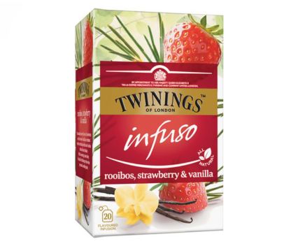 Чай Twinings Infuso Ройбос, Ягода и Ванилия 20 бр х 2 г