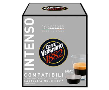 Кафе Капсули Vergnano Intenso 16 x 7.5 г Съвместими с A Modo Mio на LavAzza