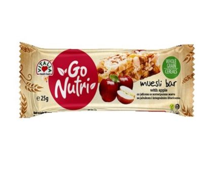 Мюсли бар Vitalia Go Nutri ябълка 25 г
