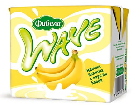 Млечна Напитка Фибела Wave Банан 500 мл