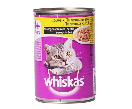 Храна за котки Whiskas Пиле в Сос Грейви 0.400кг