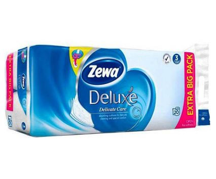 Тоалетна хартия Zewa Deluxe Delicate Care 3 пл. 20 бр