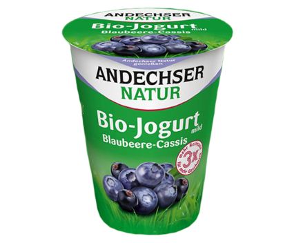 Био Йогурт Andechser с Боровинки и Касис 3.7% 400 г