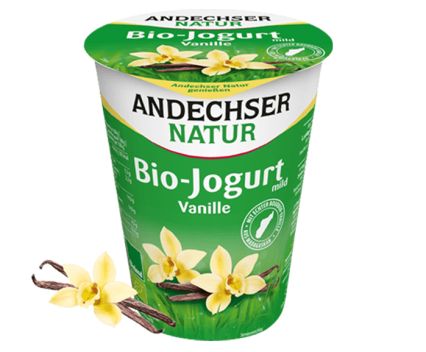 Био Йогурт Andechser Mild Ванилия 150 г