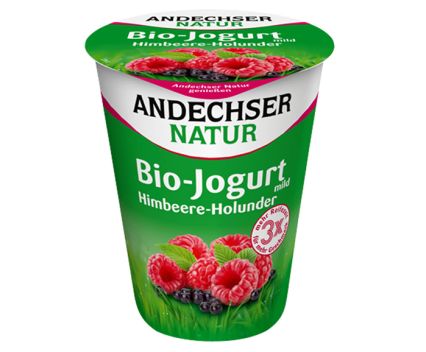 Био Йогурт Andechser с Малини и Бъз 3.7% 400 г