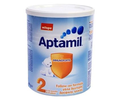 Адаптирано мляко Aptamil Pronutra+ 2, 6-12 месеца 400гр