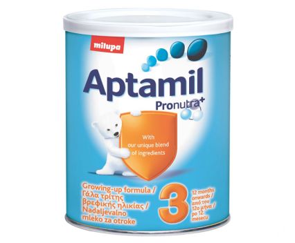 Адаптирано мляко Aptamil Pronutra+ 3, след 12 месеца 400 г