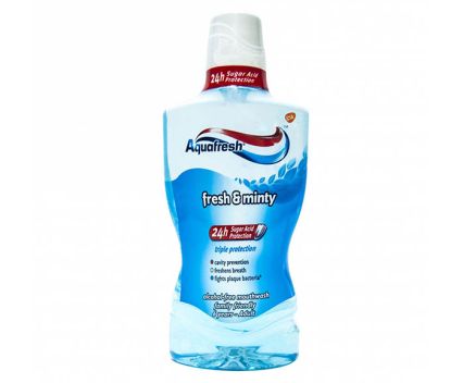 Вода за уста Aquafresh Fresh & Minty 500мл