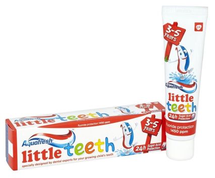 Детска паста за зъби AQUAFRESH LITTLE TEETH ОТ 3 до 5 години