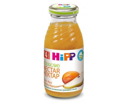Био сок HIPP Кайсия и Круша 200 мл